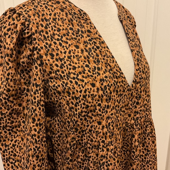 Pomander Place Dress Leopard Kenzo Size L - Picture 3 of 6